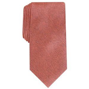 PERRY ELLIS Narrow Width 3.0 Inch Sable Cognac  Metallic Business Mens Tie